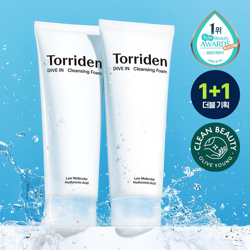 토리든 토리든 다이브인 저분자 히알루론산 클렌징폼 더블기획 (150ml+150ml)
